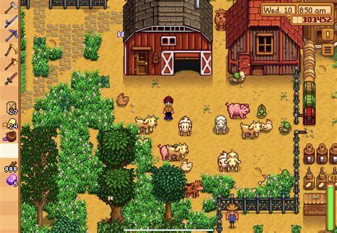 Stardew Valley:  매력적인 마을과 농부의 생활이 어우러지는 힐링 RPG!