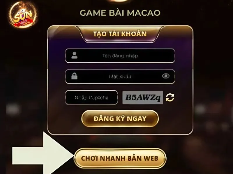 Đăng nhập sunwin bản web đơn giản nhất