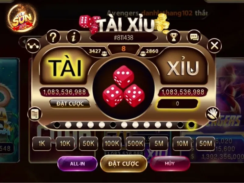Thông tin chung về tài xỉu sunwin